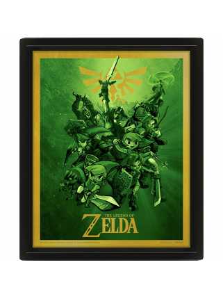 Постер 3D The Legend Of Zelda (Link)